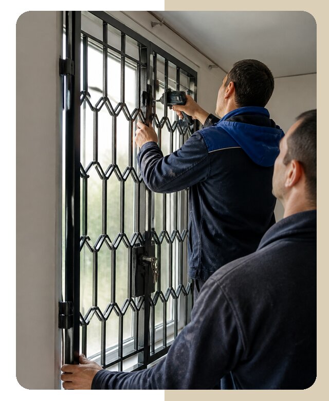 Установка распашных решеток в Черкесске цена от 6627 р. | ДвериЛегко-Чрк